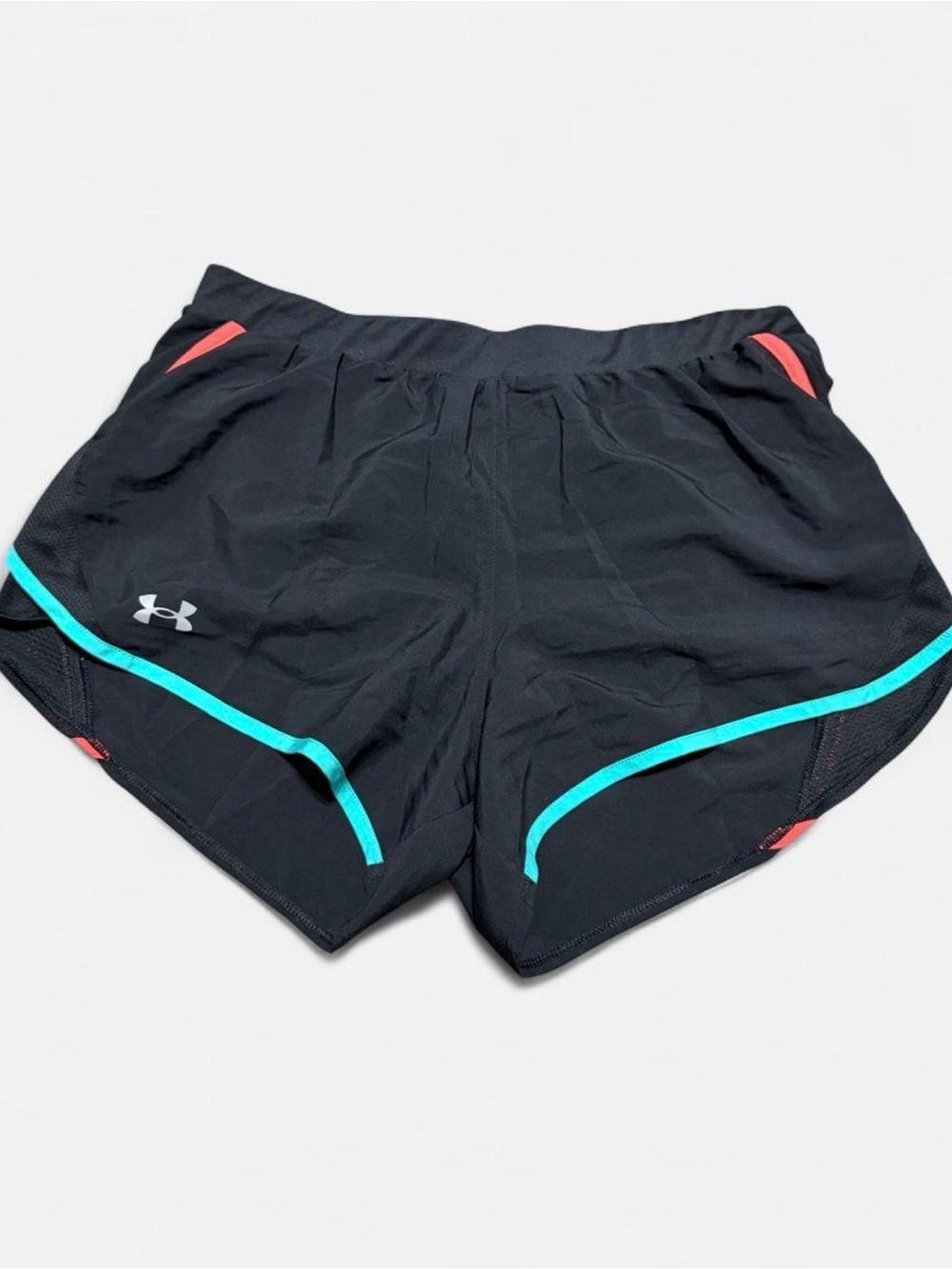 Women's Under Armour Fly By 2.0 Running Shorts Black Large Running Shorts